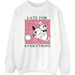 Li-cense Disney dames alice in wonderland konijn sweatshirt