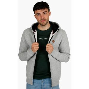 Q1905 - Velp - Sweatvest - Midden Melange - Met Capuchon