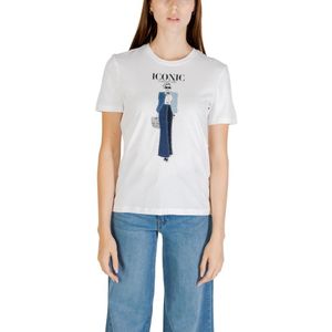 Only, Dames, Tops, Wit, Maat: S Katoen,