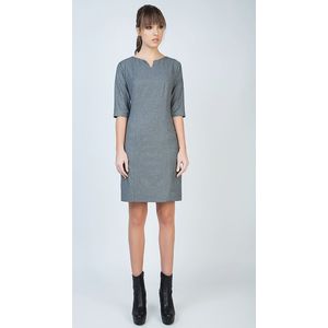 Conquista Fashion - Rechte Jurk - Jersey - Elleboogmouwen