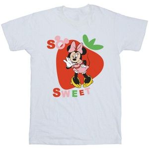 Li-cense Disney heren minnie mouse so sweet strawberry t-shirt