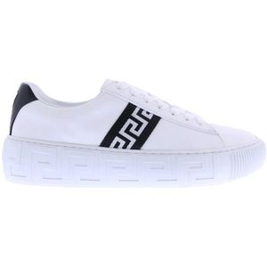 Versace - Greca Sneakers - Wit - Leer