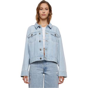 Urban Classics Dames 80s oversized denim jas