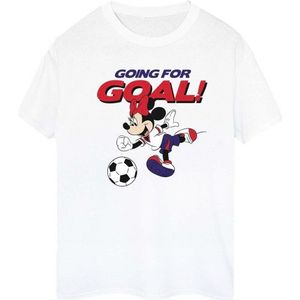 Li-cense Disney dames minnie mouse gaan voor doel katoenen vriendje t-shirt