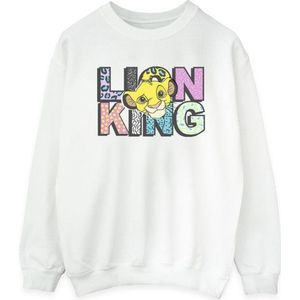 Li-cense Disney dames the lion king patroon logo sweatshirt
