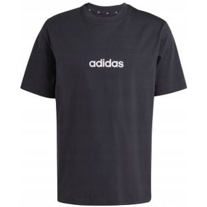 Adidas - Essentials Linear - T-shirt - 100% Katoen - Korte Mouwen