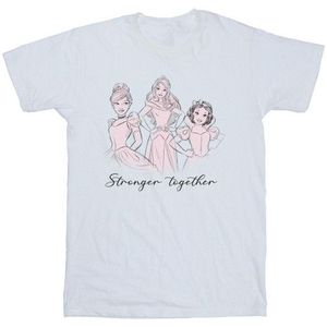 Li-cense Disney heren prinsessen samen sterker t-shirt