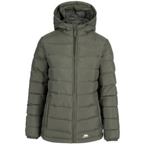 Trespass - Gewatteerde Jack - Zwart - Polyester - Waterdicht, Winddicht