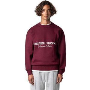 Quotrell - Mondrian Sweater - Bordeaux