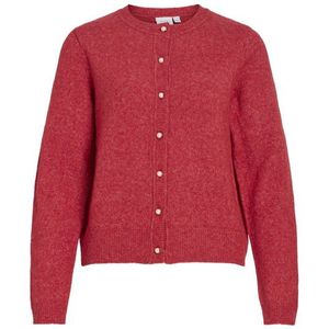 Vila Visalsa ls o-neck knit cardigantes melee