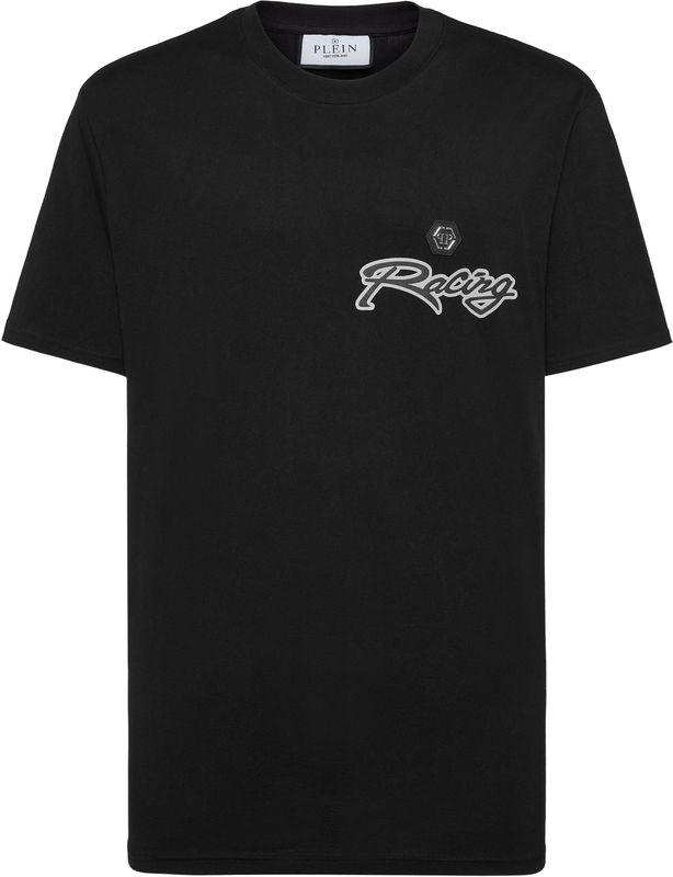 T-Shirt Round Neck Ss Stripes Hexagon