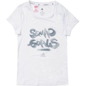 adidas - Training Squad - T-shirt - Wit - Voor Meisjes
