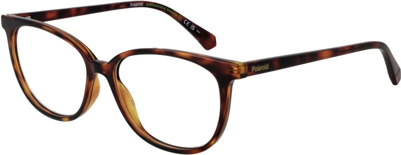 Polaroid - Optical Frame - Accessoire - Bruin - Lichtgewicht Rechthoekig Montuur