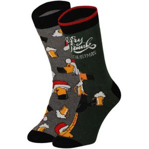 Apollo Foute kerstsokken heren 2-paar bier