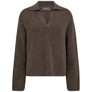 Mos Mosh - Thora Aidy - Gebreide Trui - Bruin - Dames