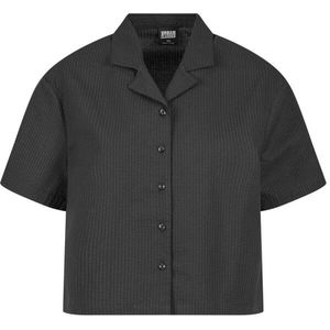 Urban Classics Dames seersucker overhemd