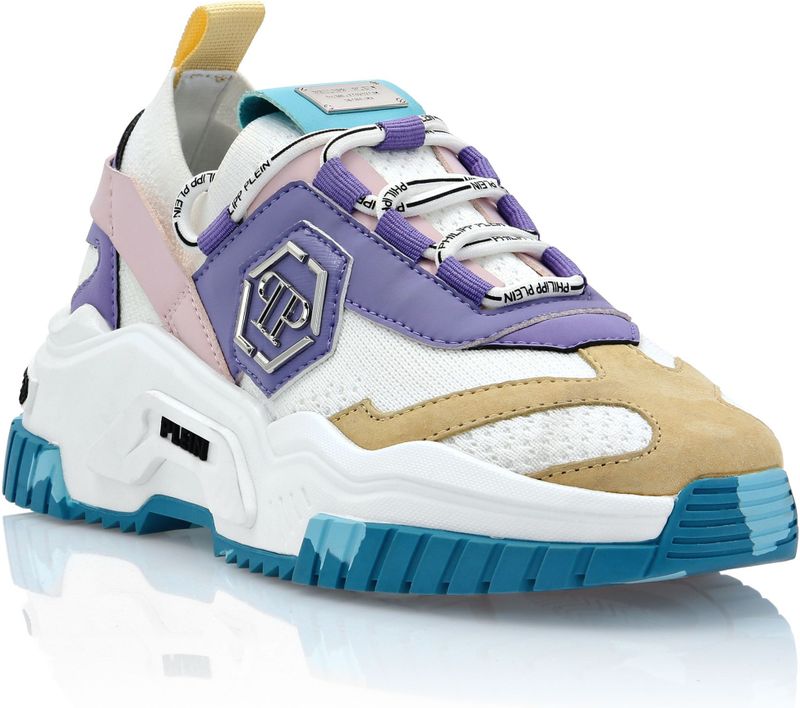 Philipp Plein - Predator Low-Top Sneakers - Veelkleurig - Kalfsleer
