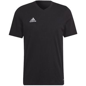 Adidas - Entrada 22 - Katoenen T-shirt - V Hals - Korte Mouwen