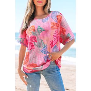 Grafische Print Korte Mouwen Top