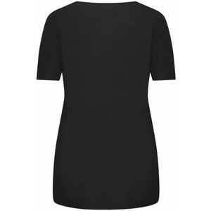 Plus Basics - Top - Zwart - Korte Mouw - 10 232 522