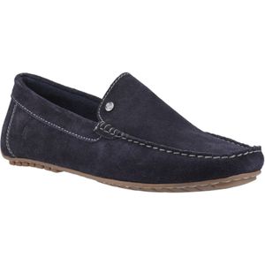 Hush Puppies - Ralph - Instappers - Marineblauw - Van Leer