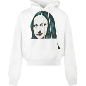 Off-White - Mona Lisa Print - Hoodie - Gebroken Wit