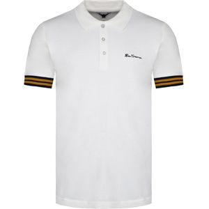 Ben Sherman - Pineapple Pique - Poloshirt - Wit