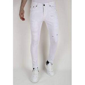 Mario Morato Te ripped jeans voor slim fit dp105