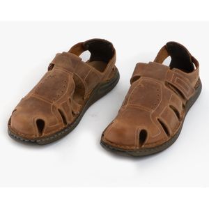 Josef Seibel - MAVERICK 01 - Leren Sandalen - Kastanjebruin