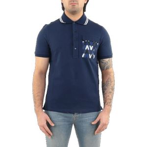 Valentino - Klassieke Polo Jersey - Blauw - Heren