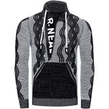 Rusty Neal - Gebreide Trui - Casual Pasvorm - Opstaande Kraag