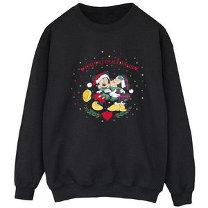 Li-cense Disney dames mickey mouse mickey minnie kerstmis sweatshirt