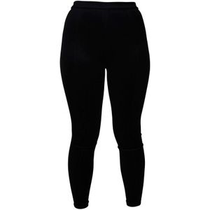 Saint Laurent - Legging - Zwart - Fluweeleffect - Hoge Taille - Skinny Fit
