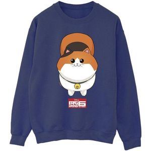Li-cense Disney heren big hero 6 baymax kitten face sweatshirt