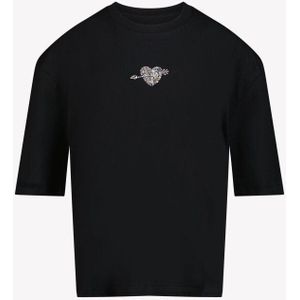 MSGM - F4MSJGTH117 - T-shirt - Zwart - Kinder