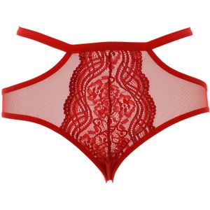 Kanten culotteslip met tailleband 21681 vrouw