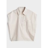 Opus - Top - Ecru - Korte Mouw