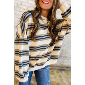 Gestreepte Lange Mouwen Pullover