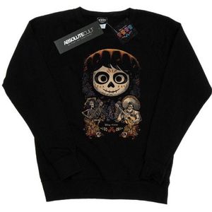 Li-cense Disney dames coco miguel gezicht poster sweatshirt