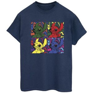 Li-cense Disney dames lilo & stitch pop art katoenen vriendje t-shirt