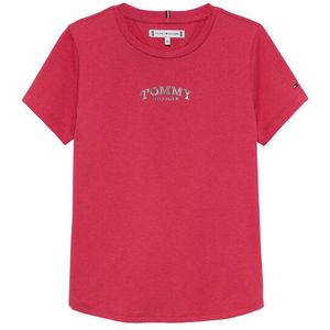 TOMMY HILFIGER Shirt  knalrood / zilver
