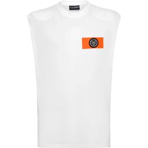Plein Sport - Tanktop - Wit - Katoen