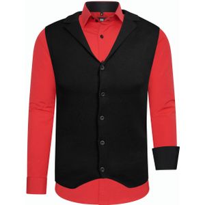 Shirt met vest set van 2