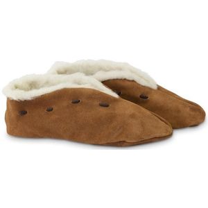 Texelana spaanse slof met wolborg voering