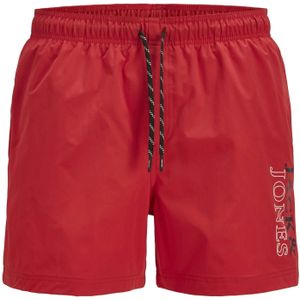 Jack & Jones Heren zwemshort jpstmaui double logo effen