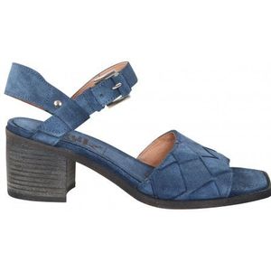 Walk in the Park D099 jeans blauwe suède sandaal