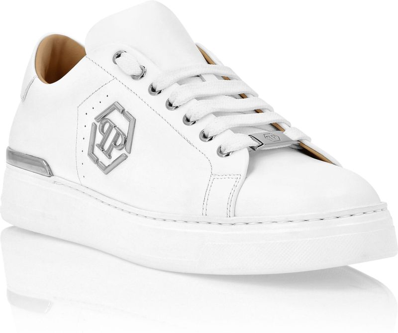 Nappa Leather Lo-Top Sneakers Hexagon