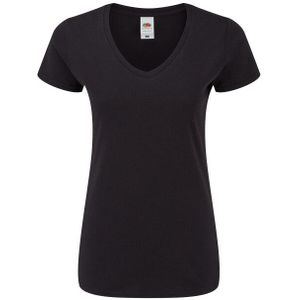 Fruit of the Loom - Iconic 150 V Hals T-shirt - Dames