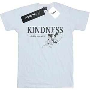 Li-cense Disney dames minnie mouse kindness is rich katoenen vriendje t-shirt