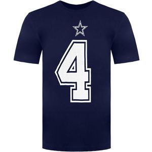 Nike - NFL Dallas Cowboys 4 Dak Prescott - T-shirt - Navy